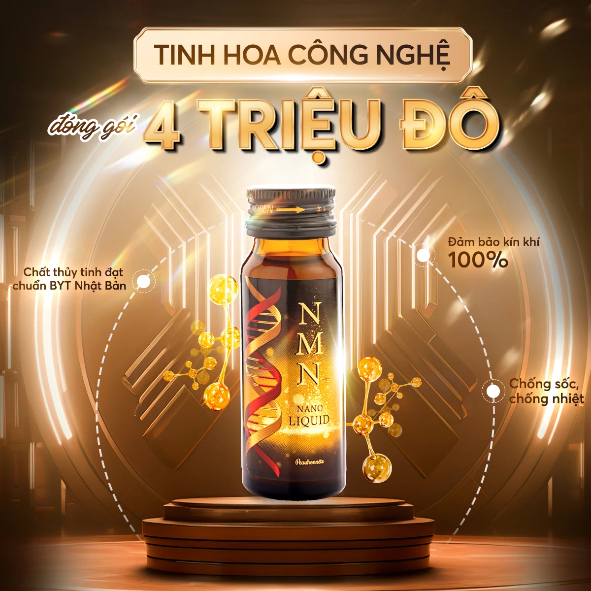 Công nghệ Nanocapsule trong NMN Nano Liquid 